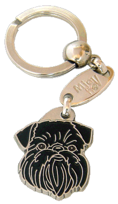 GRIFÓN BELGA - Placa grabada, placas identificativas para perros grabadas MjavHov.